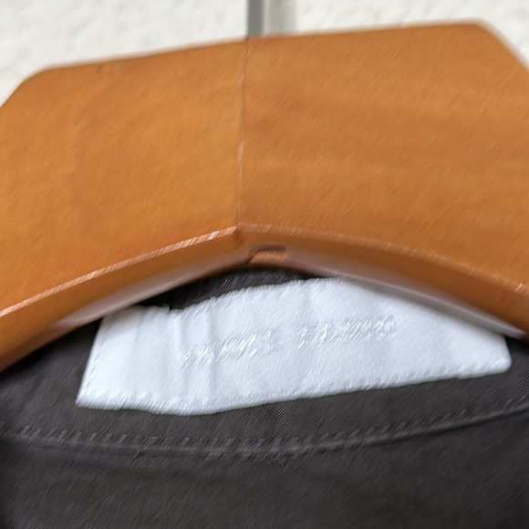 Nicole Farhi Boxy Linen Cotton Embroidered Floral Short Sleeve Button Blouse Lrg - Picture 6 of 12